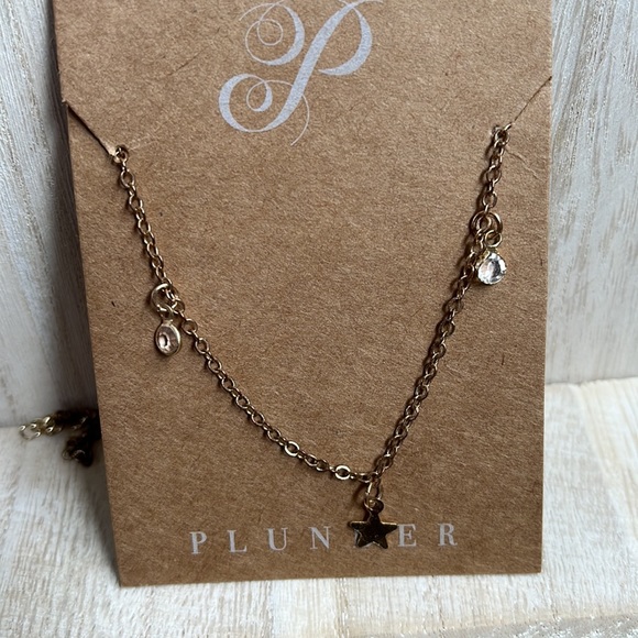 New on card with possible defects - Plunder Tabbi Gold Necklace/Choker - Picture 4 of 10